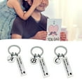 thumbnail image 2 of Frogued Key Holder Letter Pattern Fathers Day Gifts Stainless Steel Drive Safe Keychain for Home (Type M), 2 of 13