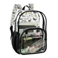 thumbnail image 5 of ALAZA Clear Backpack Cat Pattern PVC Transparent BookBag, 5 of 7