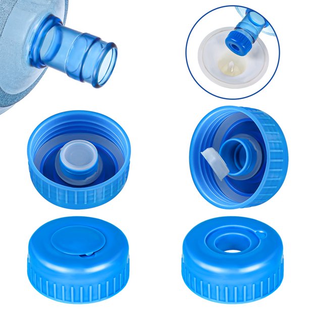 Hengguang 5Pcs 5 Gallon Water Jug Cap, 55mm Reusable 5 Gallon Water Lid