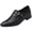 Black, variant on Men's Casual Dress Shoes Strap Buckle Low Block Heeled Oxfords Shoes Slip on Loafer Formal Comfortable Work Business Shoes White Size 7