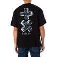 thumbnail image 3 of Replay Logo Back Graphic T-Shirt, Black, 3 of 6