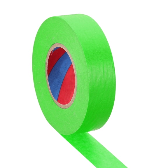 Uxcell Colored Masking Tape 3/4" x 55 Yards, Color Code Labeling Tape, Green