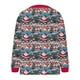 thumbnail image 4 of Cárdigan informal de punto con estampado navideño para mujer, chaqueta con botones y abrigo para mujer, 4 of 5