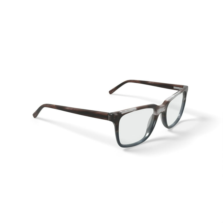 Flower Women's Square Eyeglasses, FLR6025, Ivy, Brown, 50-18