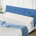 thumbnail image 3 of Hawsaiy Twin Size Wedge Pillow for Bed Gap Filler, Breathable Support Pillow with Removable Zipper Pillowcase, High-Density Foam, Large Pocket Storage, 3 of 8