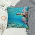 thumbnail image 2 of MLJA  Sea Turtle Body Pillow Cover Coastal Ocean Nautical Animal Underwater Marine Aqua Blue Protector with Zipper Decorative Soft Large Cases Covers Cushion for Bed,Couch, 2 of 5