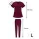 thumbnail image 3 of Enfermería Scrub Set Top Pantalones Transpirable Trabajo Uniforme para Enfermera Yoga Jogger, 3 of 5