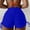 Blue, variant on Womens Bikini Bottoms Solid Full Coverage High Cut Swimsuit Ruched Scrunch Bathing Suit Bottom M