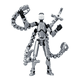 thumbnail image 1 of "Figuras De Acción T13 Robot 3d Con Articulaciones Móviles Lab.g  gris ", 1 of 5