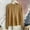 005 Khaki, variant on Women's Button Down Ribbed Knit Sweater Cardigan Casual Long Sleeve Round Neck Cardigan Solid Color Simple Cardigan Tops