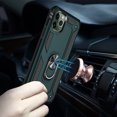 thumbnail image 6 of Amerteer Apple iPhone 12pro max Phone Case Hybrid Durable 360 Degree Rotatable Ring Stand Holder Kickstand Fit Magnetic Car Mount Protective Case BLACK Cover for Apple iPhone 12pro max, 6 of 7