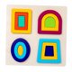 thumbnail image 2 of Juguete Montessori con forma de madera para niños, rompecabezas con clavijas, regalos de San Valentín, actividad educativa preescolar para niños de 2 Estilo D, 2 of 9