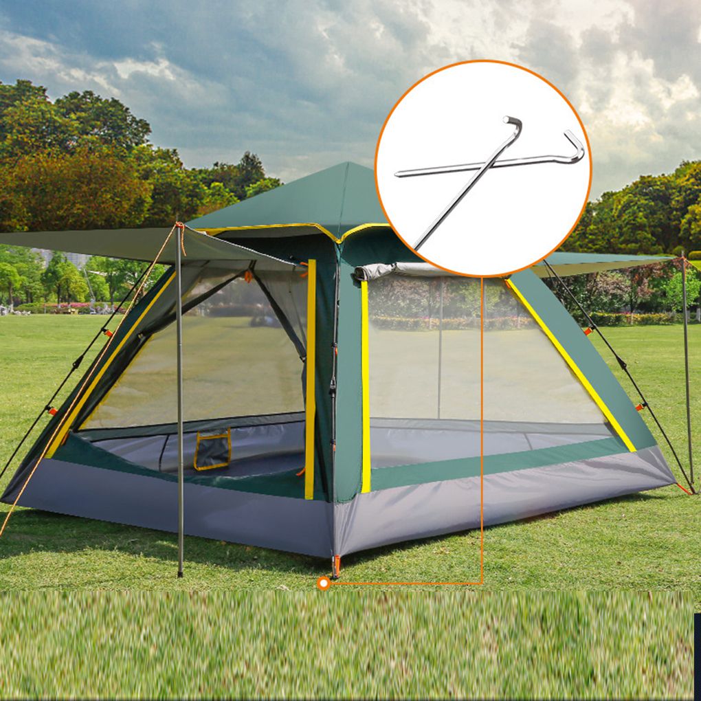5PCS/Set 18cm Tent Pegs Aluminum Round 