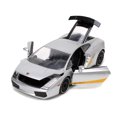 thumbnail image 2 of Lamborghini Gallardo Superleggera Silver Metallic with Yellow Stripes "Hyper-Spec" Series 1/24 Diecast Model Car by Jada, 2 of 5