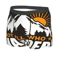 thumbnail image 2 of Disketp Not All Who Wander Are Lost4 Men'S Boxer Briefs,Soft And Breathable Cotton Underwear With Comfortflex Waistband, 2 of 8