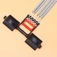 thumbnail image 2 of OULII 1Set Spring Steel Black Foot Sit Up Pedal Rally Muscles Strengthen Exerciser Grip Trainers For, 2 of 8