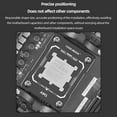 thumbnail image 4 of CPU Fixing Buckle CNC Aluminum Alloy AM5 Buckle Fix Frame Replacement Anti-pressure Accessories for AMD AM5 RYZEN 7000 Silver, 4 of 6