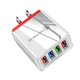 thumbnail image 1 of Cargador USB 3.0 de 4 puertos con enchufe UE/EE. UU. y carga rápida, adaptador para teléfono móvil., 1 of 4