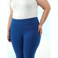 thumbnail image 4 of Terra & Sky Women's Plus Size Capri Ladder Legging, Sizes 0X-5X, 4 of 5