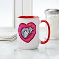 thumbnail image 4 of CafePress - Grey Snuggle Bug Mugs - 15 oz Ceramic Large White Novelty Mug, 4 of 4