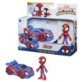 thumbnail image 2 of Marvel Spidey and His Amazing Friends Spidey Action Figure And Web-Crawler Vehicle, For Kids Ages 3 And Up, 2 of 6