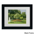 thumbnail image 2 of Trademark Fine Art "Jeanne Marie Lecadre in the Garden" Framed Canvas Art by Claude Monet, 2 of 5