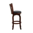thumbnail image 2 of Edmond Swivel Bar Stool in Dark Cherry Finish, 2 of 6