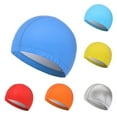 thumbnail image 1 of Bonnet de Bain Anti-Déformation Finition Soignée Similicuir Unisexe Haute Élasticité Bonnet de Bain pour Tous les Jours, 1 of 7