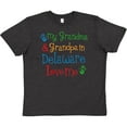 thumbnail image 3 of Inktastic Delaware Grandma Grandpa Love Me Youth T-Shirt, 3 of 5