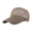 Khaki, variant on Unisex Sporty Sun Hat Sweat Wicking Polyester Baseball Cap Adjustable Fit Ventilation