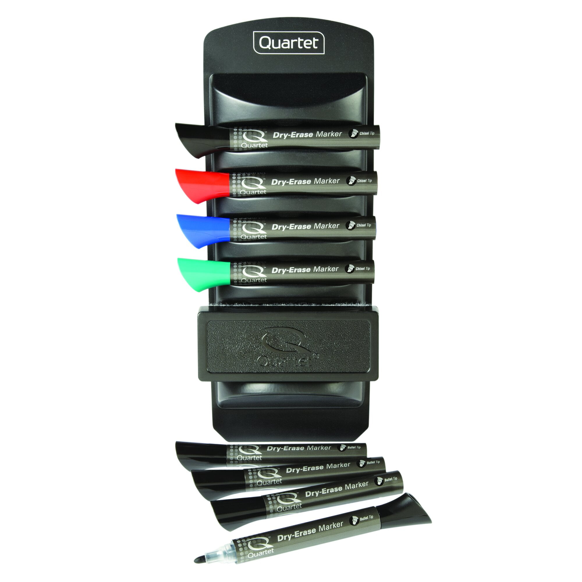 Quartet Standard Dry-Erase Kit Caddy Chisel Tip Dry-Erase Markers Eraser