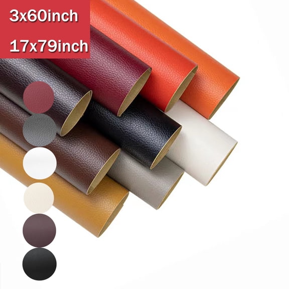 Leather Repair Patch, 17X79 Inch Self Adhesive Leather Repair, Large Leather Repair Tape for Couches, Furniture, Car Seats, Cabinets, Wall, Handbags