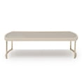 thumbnail image 3 of Michael Amini Lisbon Cocktail Table - Silken Matte Cream, 3 of 10
