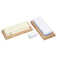 thumbnail image 1 of Knife Sharpener Stone Kit, Professional Knife Sharpening Stone Set Heat  Flattening Out Notches Burrs Restore Edges  For Household, 1 of 8