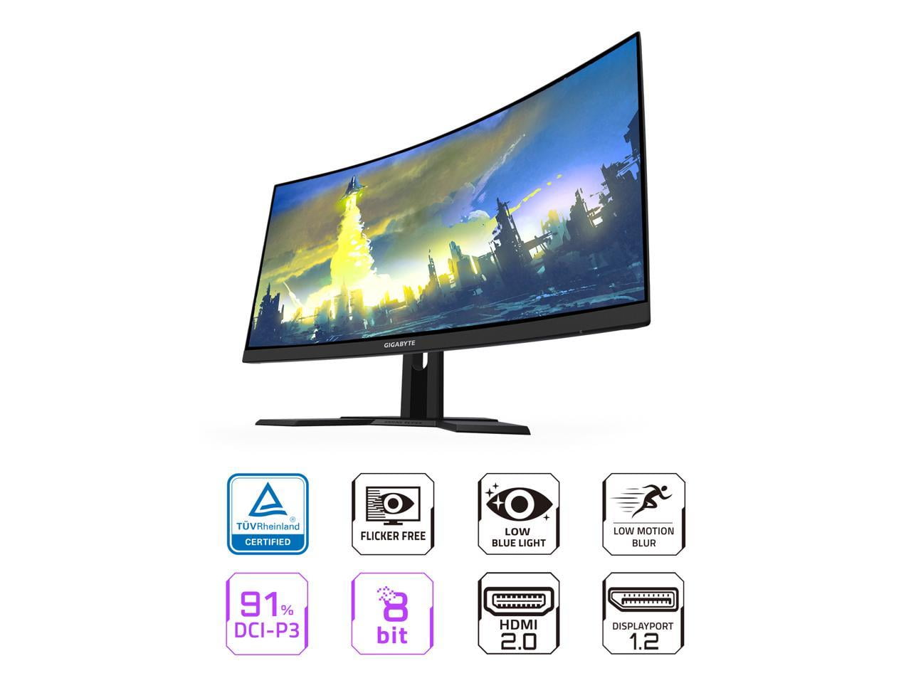 美品　GIGABYTE G27FC 27インチ曲面ゲーミングモニター　165Hz GIGABYTE G27FC 27