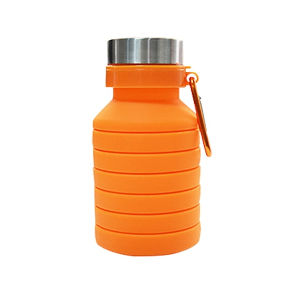 Botella de agua deportiva portátil plegable de silicona de gran capacidad para exteriores Wmkox8yii jkg5841