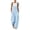 Light Blue-pants for women, variant on Women's Jumpsuits Adjustable Straps One Piece Overalls Casual Wide Leg Cargo Pants Rompers With Pockets