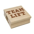 thumbnail image 1 of Team Lift Text Square Rubber Stamp Stamping Scrapbooking Crafting - Medium 1.75in, 1 of 7