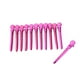 thumbnail image 1 of Juego de 12 pinzas divisorias de pico de pato, pinzas de metal para peinar el cabello. Rosa roja, 1 of 9