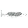 thumbnail image 4 of Unique Bargains 1 Pc Bath Shower Loofah Sponge Body Puffs for Bathroom Shower 11.42"x2.20"x1.97" Gray, 4 of 6