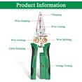 thumbnail image 2 of 8-in-1 Wire Stripper & Voltage Tester - Cutting & Pulling Pliers for Electricians - Essential Repair Tool (1PC), 2 of 9