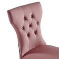 thumbnail image 6 of Modway Silhouette 20" Velvet Dining Chairs in Dusty Rose Pink/Black (Set of 2), 6 of 8
