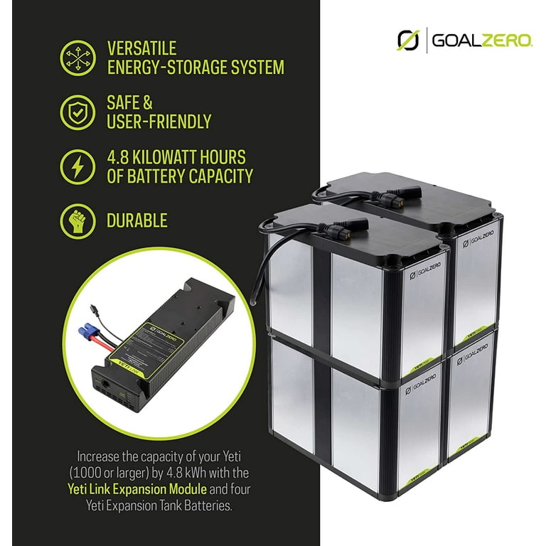 Goal Zero Yeti 4800Wh Tank Expansion Kit for Portable Solar Power