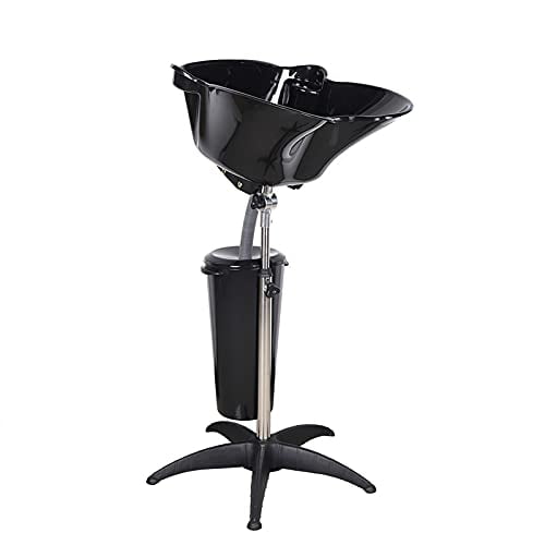 OUKANING Mobile Hairdressing Salon Basin Hair Washing Sink Shampoo Bowl