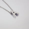 thumbnail image 6 of Kripyery Women Necklace Letter Shape Unisex Smooth Alloy Men Pendant for Gift, 6 of 8