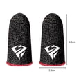 thumbnail image 5 of Joernso Gaming Finger Sleeves Anti slip Sweatproof Ultra thin Gloves Fingertip Cover for Mobile Game, 5 of 8