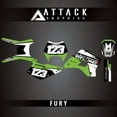thumbnail image 3 of Attack Graphics Custom Fury Complete Bike Graphics Kit for Kawasaki KDX200 2000, 3 of 3