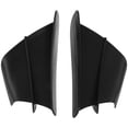 thumbnail image 1 of Raindrops Motorcycle Side Fairing Wing Black Plastic Aerodynamic Design Enhances Handling and Safety, 1 of 6