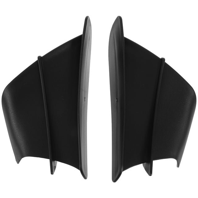 Raindrops Motorcycle Side Fairing Wing Black Plastic Aerodynamic Design Enhances Handling and Safety