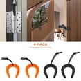 thumbnail image 5 of Tope de puerta en cuña, topes y cuñas de alta resistencia para puertas, 2 unidades, negro y naranja., 5 of 5